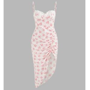 Cider Floral Cream and Pink Dress. Size S, NWT